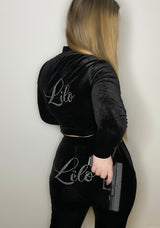 Lilo velour tracksuit set